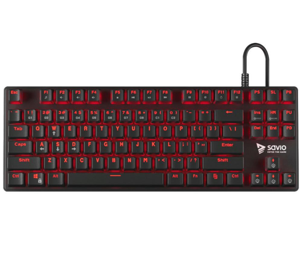 SAVIO KLAWIATURA PRZEWODOWA MECHANICZNA SAVIO Tempest RX RED Outem - 1468462 - zdjęcie